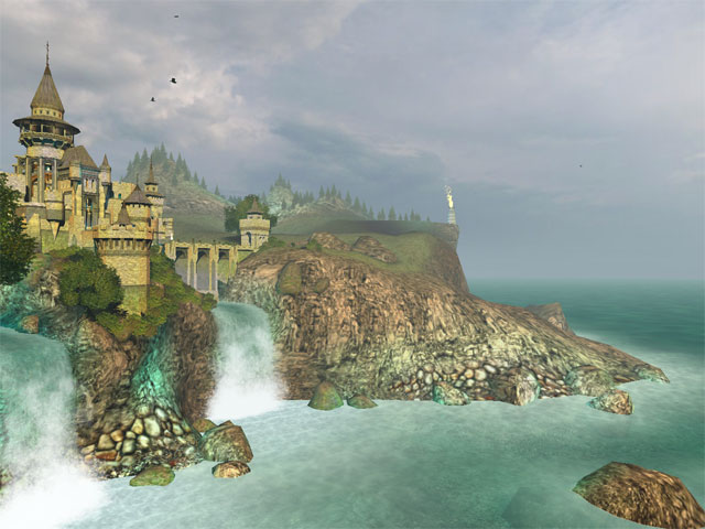 Ancient Castle 3D Screensaver screen shot