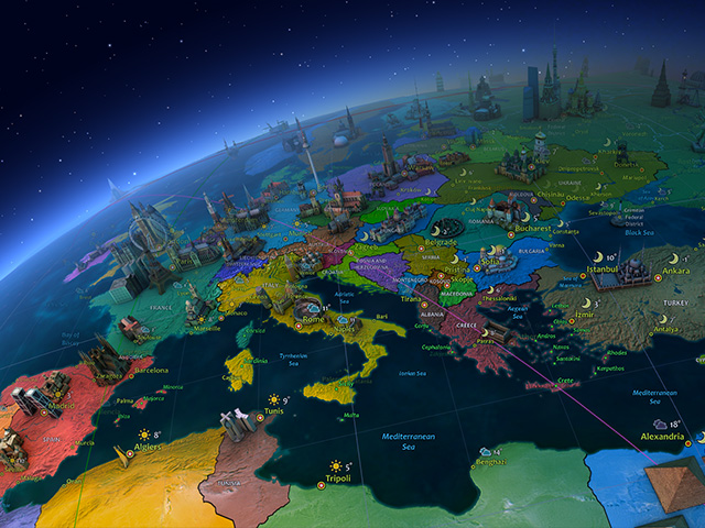 Earth 3D Screensaver screenshot Earth 3D Screensaver screenshot