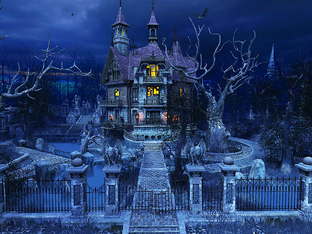 Holidays 3D Screensavers - Haunted House - Gorgeously sinister