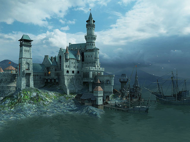 Fantasy 3D Screensavers - Medieval Castle - See what a real medieval