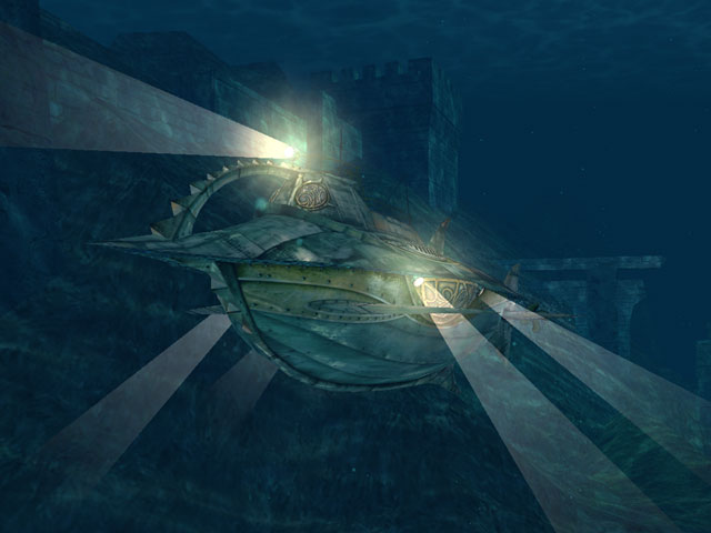 Nautilus 3D Screensaver - Cool 3D screensaver of the underwater world.