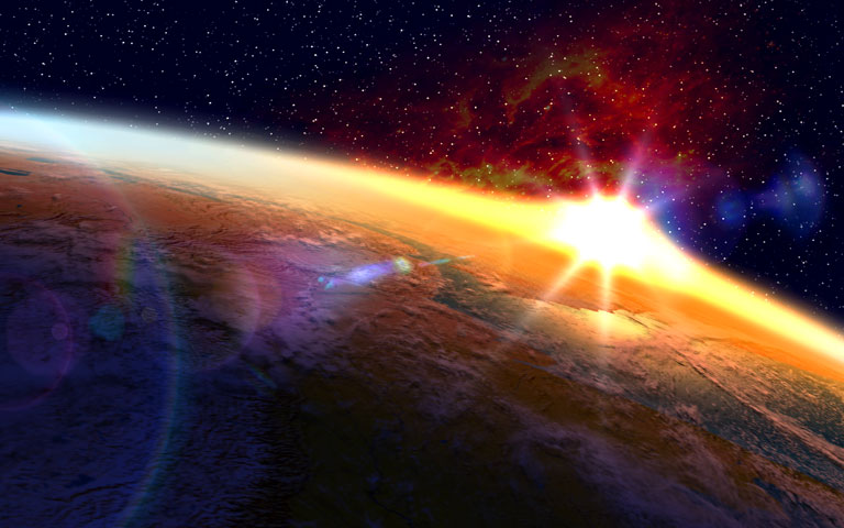 Orbital Sunset 3D Screensaver and Animated Wallpaper 1.0 Build 1