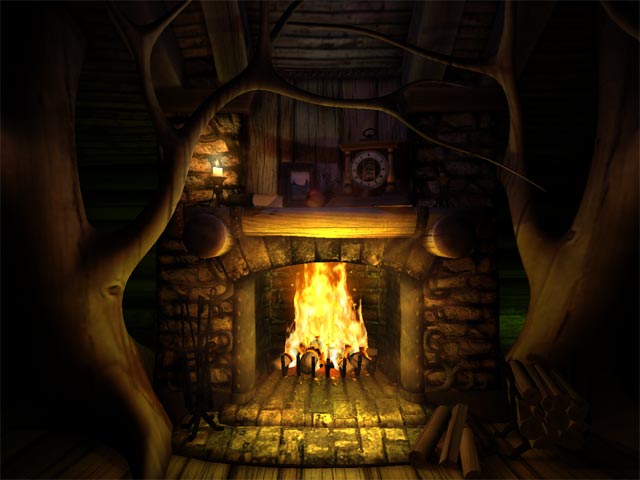 Spirit of Fire 3D Screensaver - Warm and cozy 3D fireplace screensaver.
