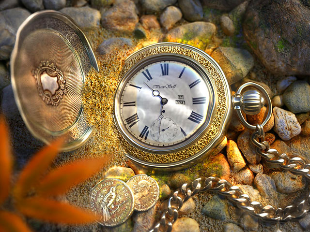 Screenshot of The Lost Watch 3D Screensaver