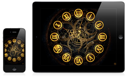 Iphone Ipad 3d Bildschirmschoner Mechanical Clock Wunderbare Mechanical Clock 3d Screensaver