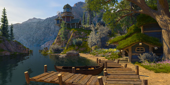 Fantasy Haven 3D Screensaver
