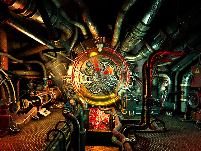 Clock 3D Screensavers Steam Clock
