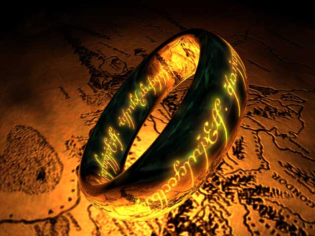 Fantasy 3D Screensavers - The One Ring - Freeware The Lord of the Rings  screensaver.