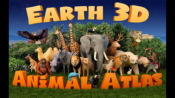 3D Screensavers - Earth 3D - Animal Atlas -