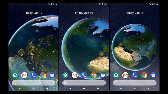 Android 3D Screensavers - Earth 3D - Live Wallpaper -