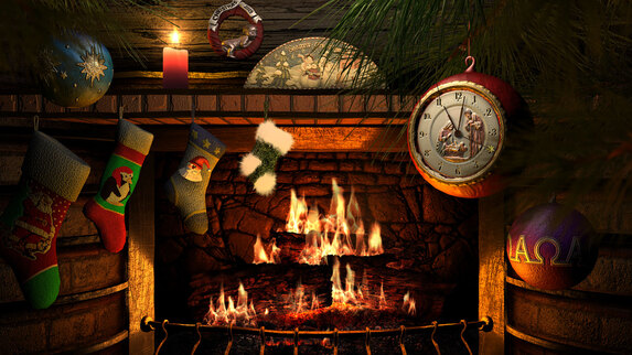 free screensavers fireplace 3d